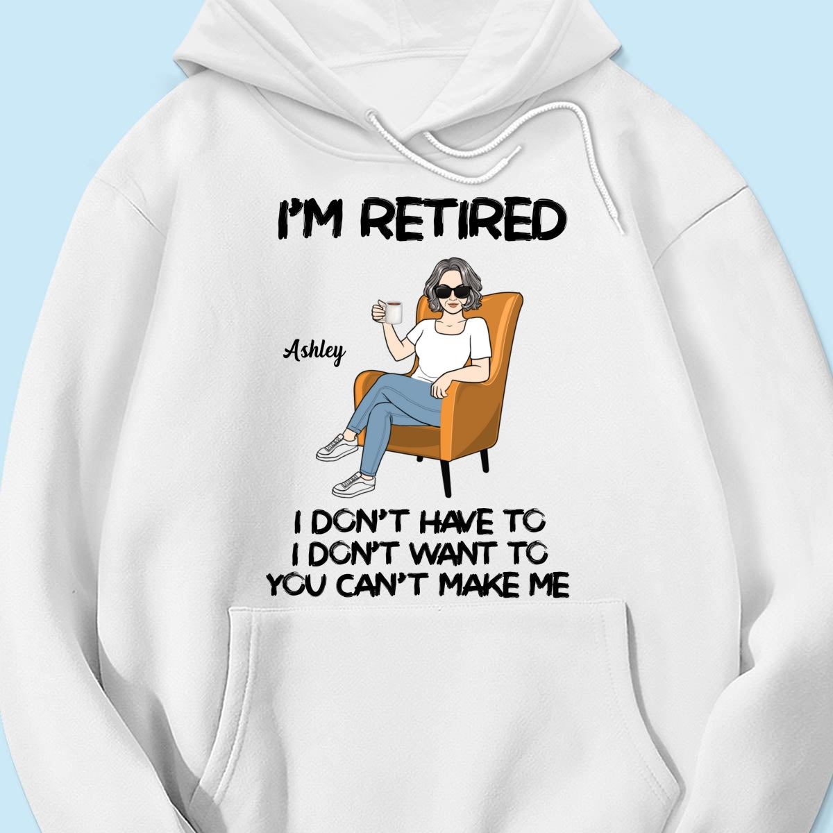 I'm Retired Personalized Shirt, Funny Retirement Gift, Gift For Retirees