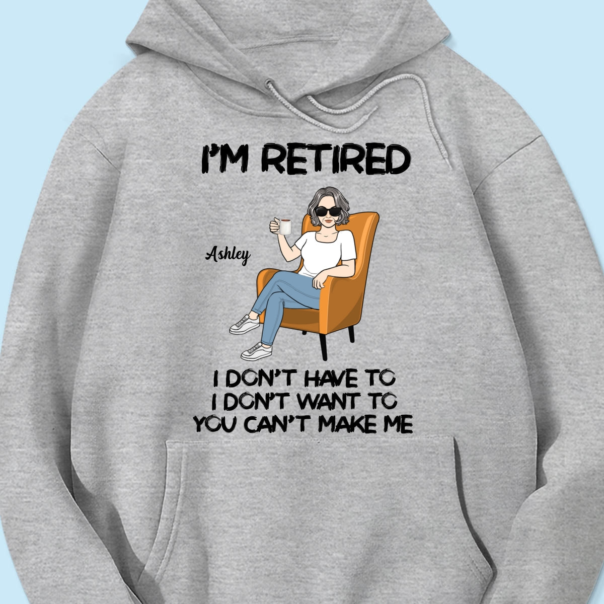 I'm Retired Personalized Shirt, Funny Retirement Gift, Gift For Retirees
