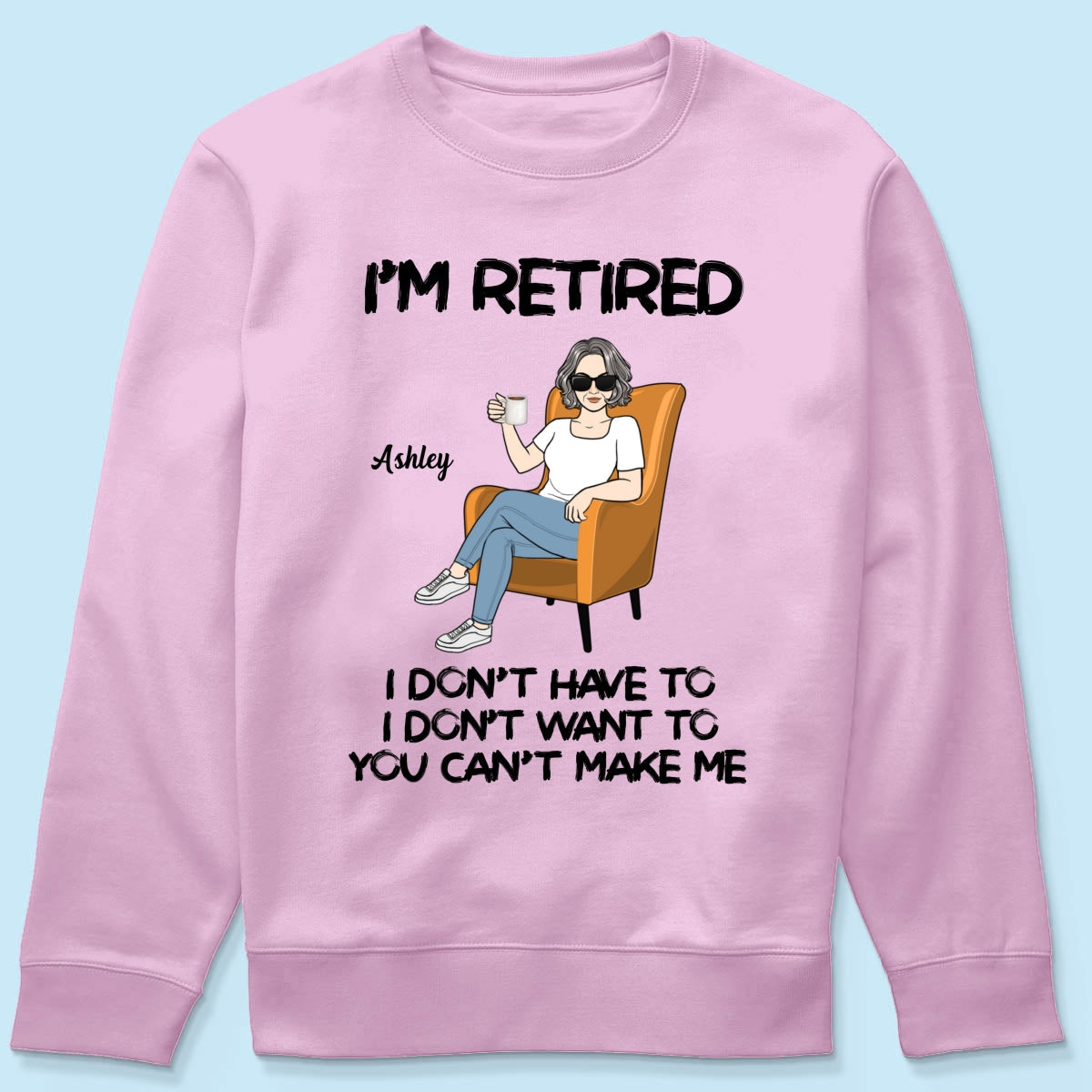 I'm Retired Personalized Shirt, Funny Retirement Gift, Gift For Retirees