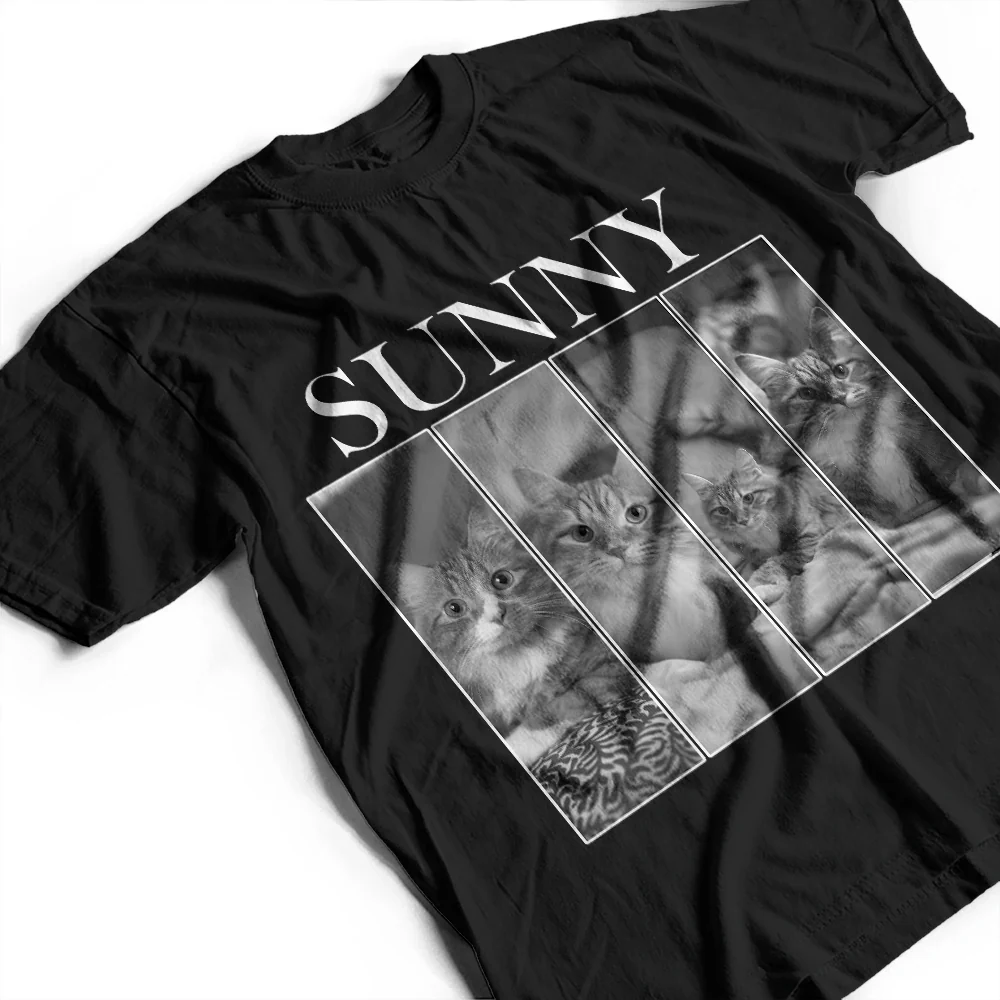 Custom Photo Dog Cat Pet Memorial - Personalized T Shirt