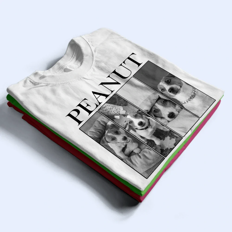 Custom Photo Dog Cat Pet Memorial - Personalized T Shirt