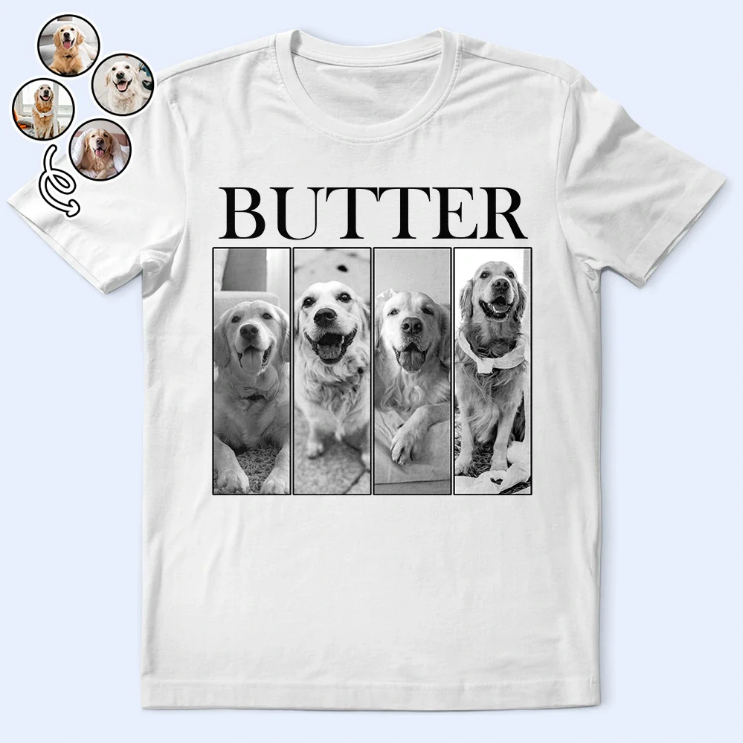Custom Photo Dog Cat Pet Memorial - Personalized T Shirt