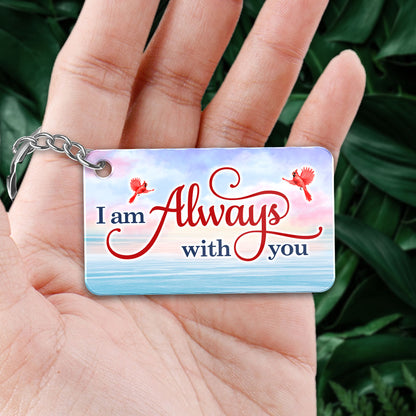 Memorial Family Rainbow Bridge Remembrance Gift Personalized Acrylic Keychain