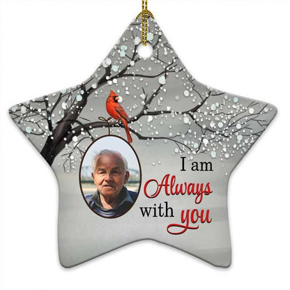 Always With You Blossom Tree Memorial Personalized Star Ornament