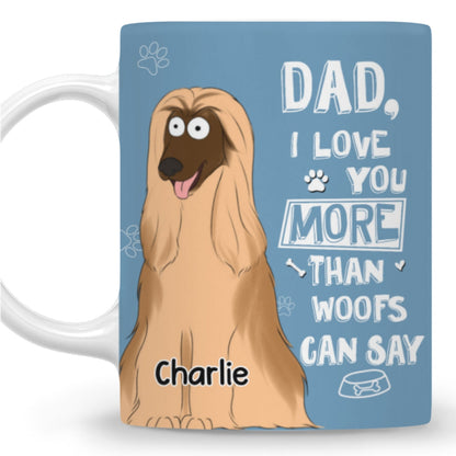 Than Woofs Can Say - Personalized Custom Coffee Mug