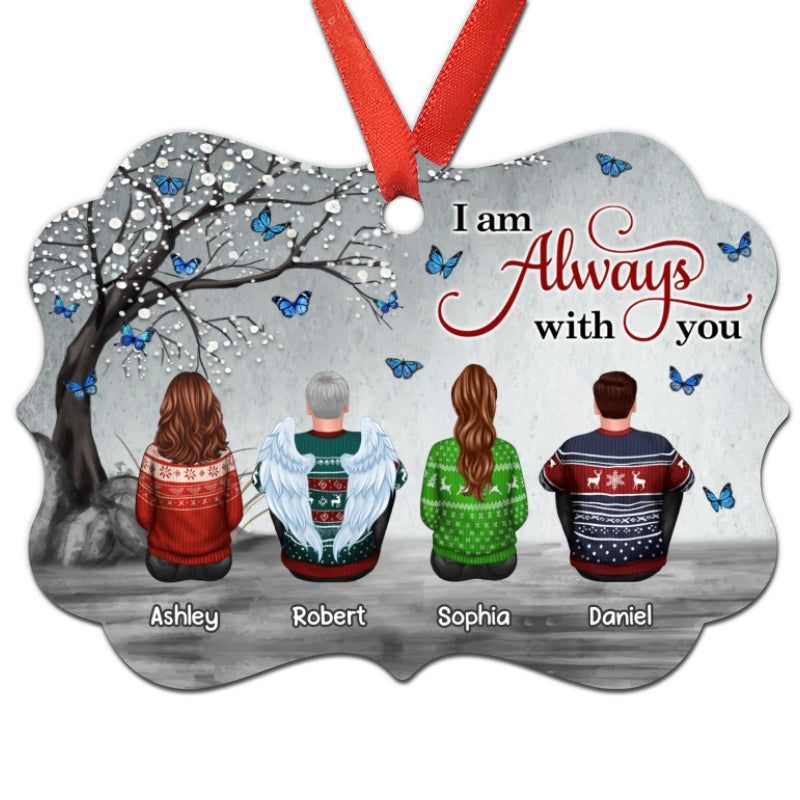 Blossom Tree Always With You Whole Family Memorial Remembrance Gift Personalized Christmas Ornament
