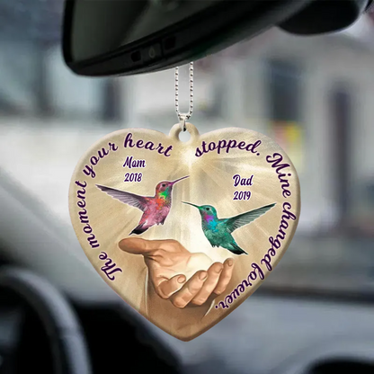 The Momment Your Heart Stopped Personalized Ornament