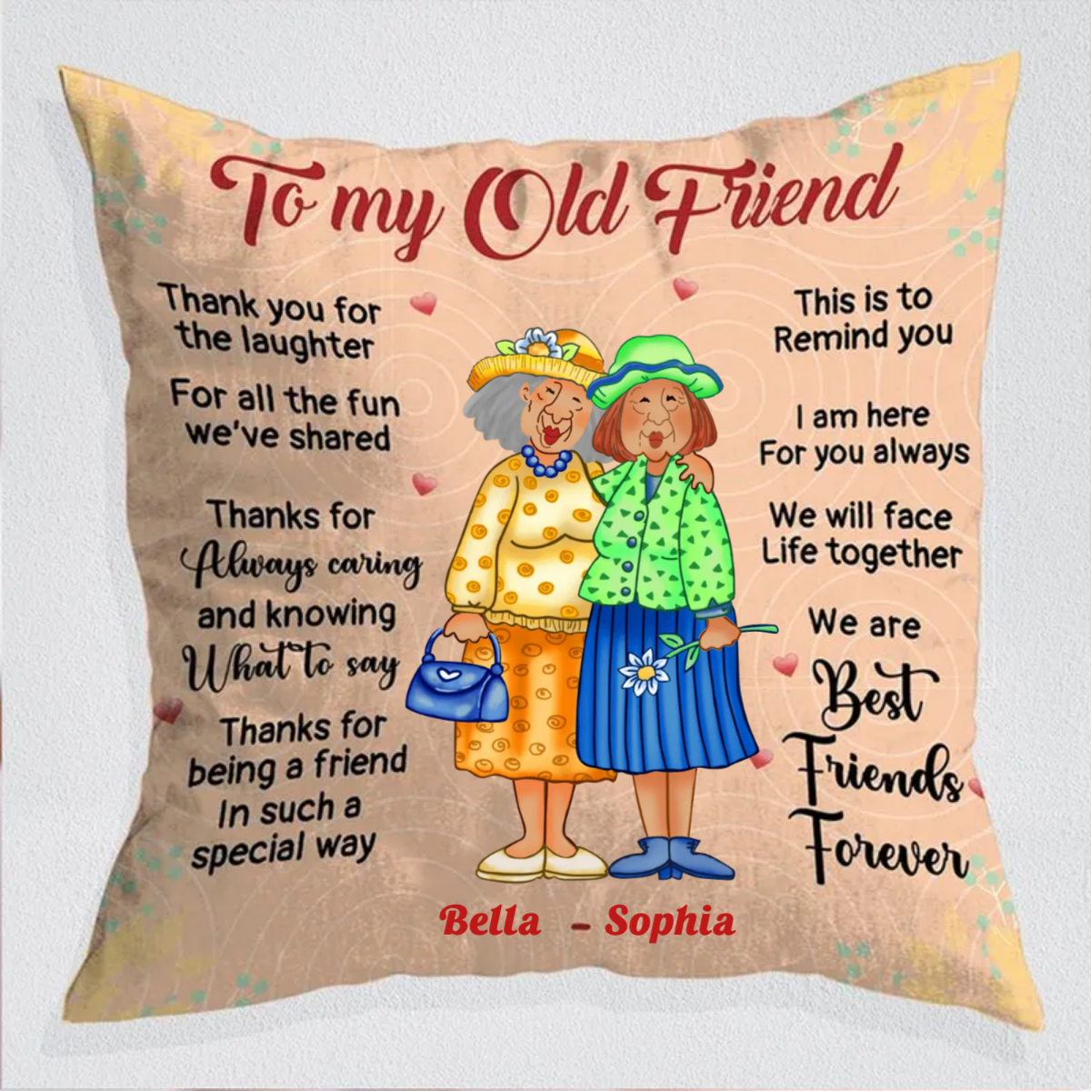 Bạn Bè - Gửi Người Bạn Cũ - Gối Cá Nhân