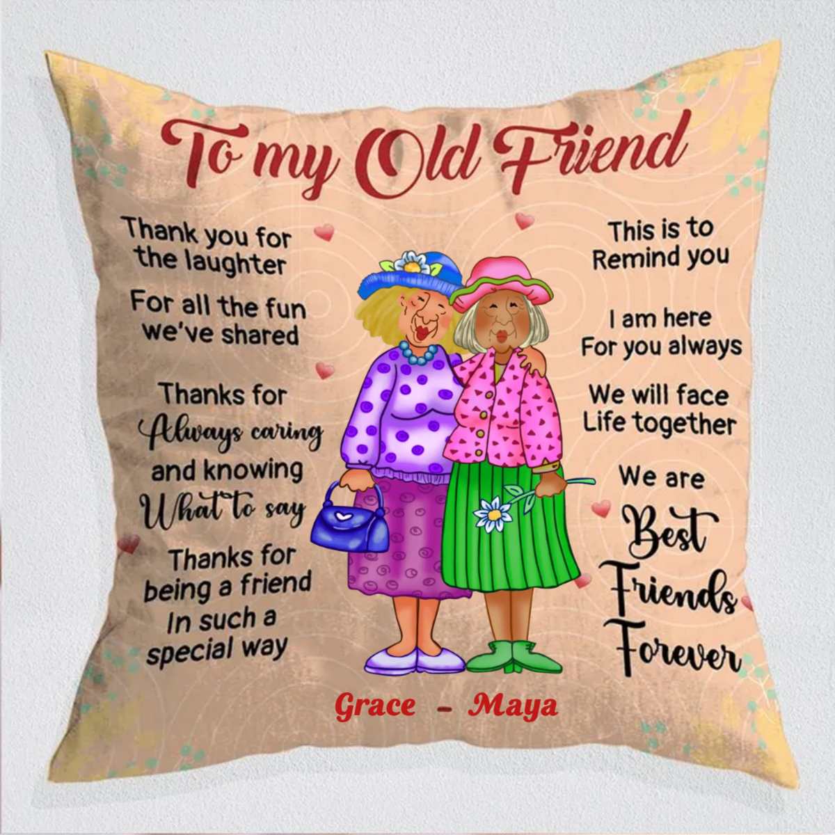 Bạn Bè - Gửi Người Bạn Cũ - Gối Cá Nhân