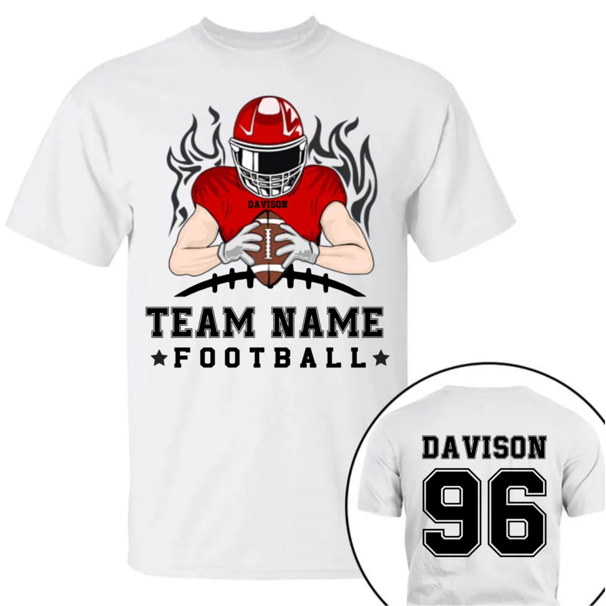 American Football Team Shirt - Football GameDay Custom Shirt Gift For Football Player Football Lovers