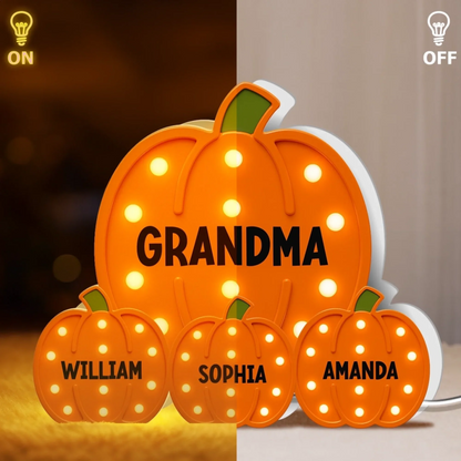 Custom Shaped Light Box - Personalized Autumn Birthday Gifts For Mom, Dad, Kids - Home Is Where Love Grows