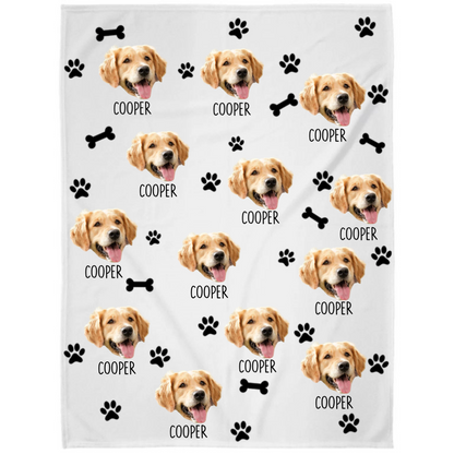 Upload Your Photo Blanket For Dog, Cat Lovers - Custom Photo Pet New