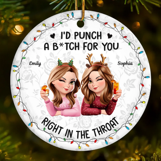 Gia Đình - Hồng Y Mẹ Bố Bà Ông Nội Hồng Y Vòng Tròn Trang Trí