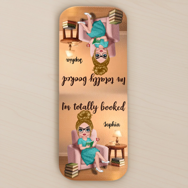 Custom Leather Magnetic Bookmark - Personalized Bookish Gifts For Book Lovers, Bookworms, Readers - Between Pages Magic