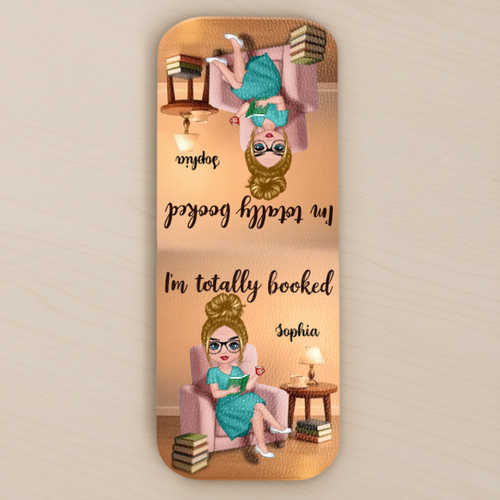 Custom Leather Magnetic Bookmark - Personalized Bookish Gifts For Book Lovers, Bookworms, Readers - Between Pages Magic