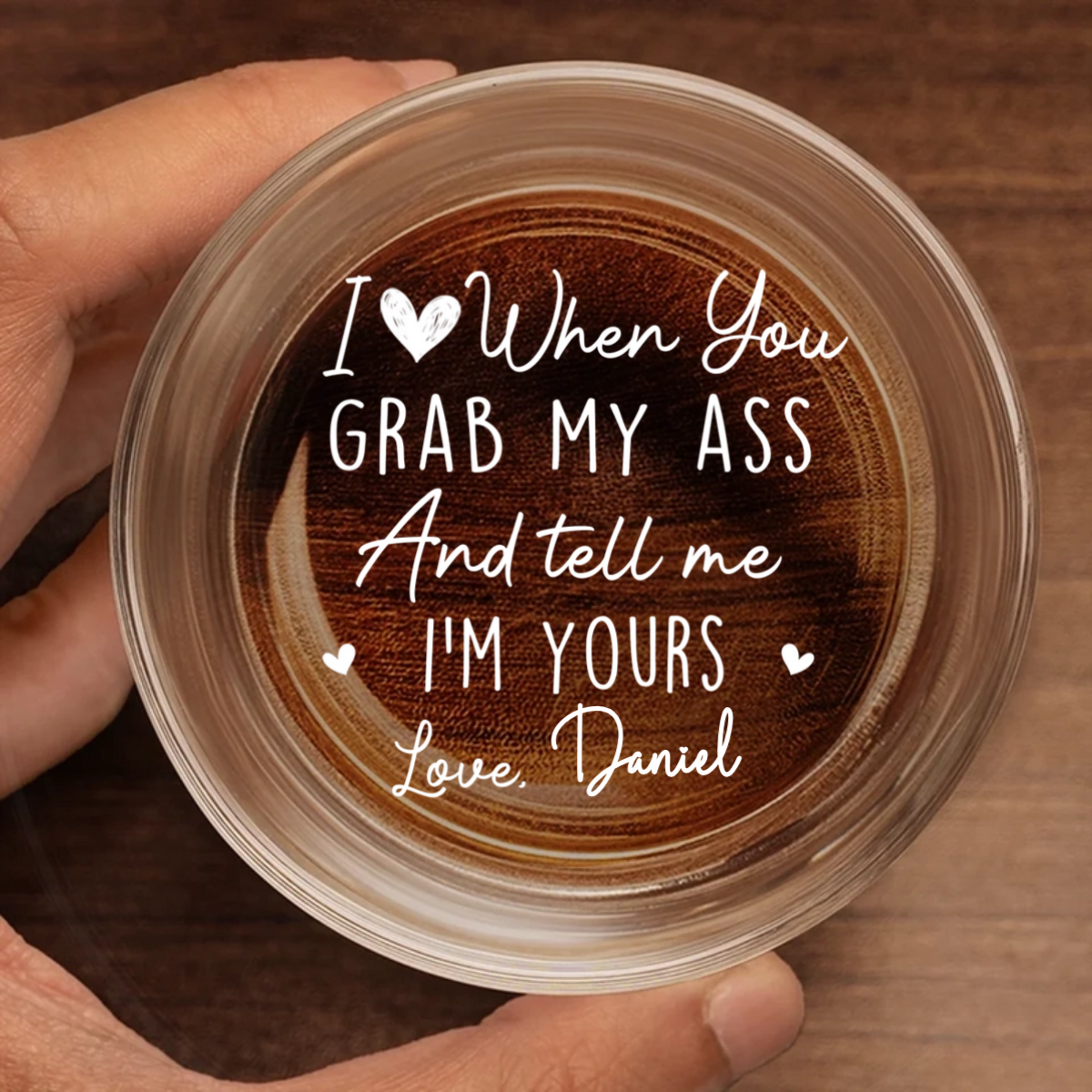 You're The Only One I Want To Annoy For The Rest Of My Life - Couple Personalized Custom Whiskey Glass - Gift For Husband Wife, Anniversary