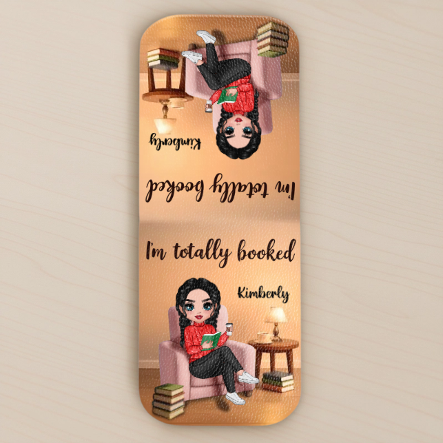 Custom Leather Magnetic Bookmark - Personalized Bookish Gifts For Book Lovers, Bookworms, Readers - Between Pages Magic