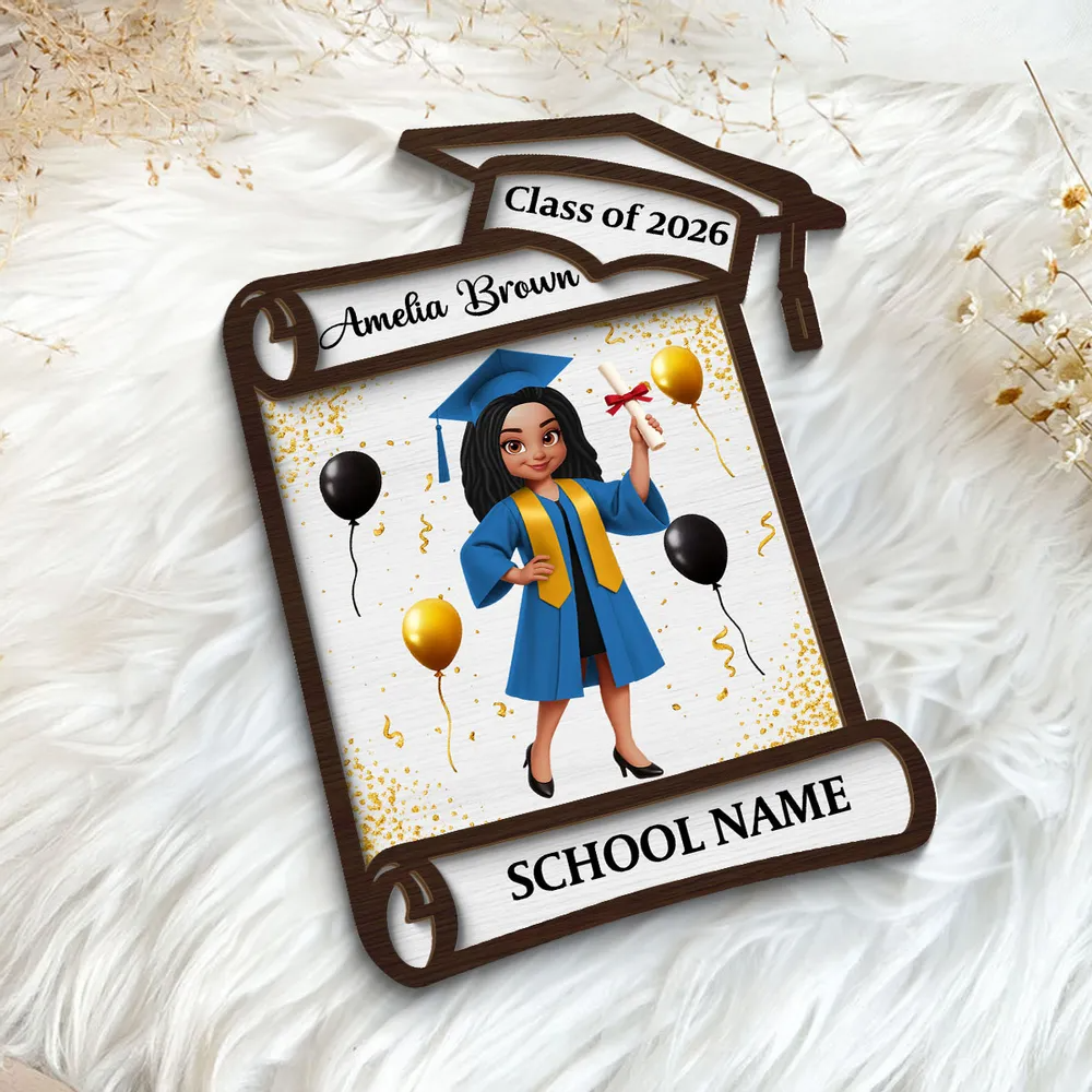 Định Nghĩa Gia Đình- Bà Ngoại - Tấm Gỗ 2 Lớp Cá Tính 