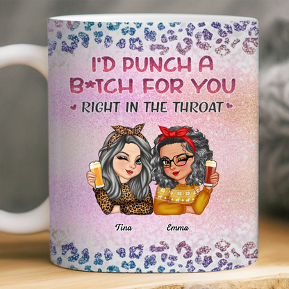 Custom Mug - Personalized Best Friend Birthday Gifts For Women, Besties, Sisters, BFF - Besties No Matter What