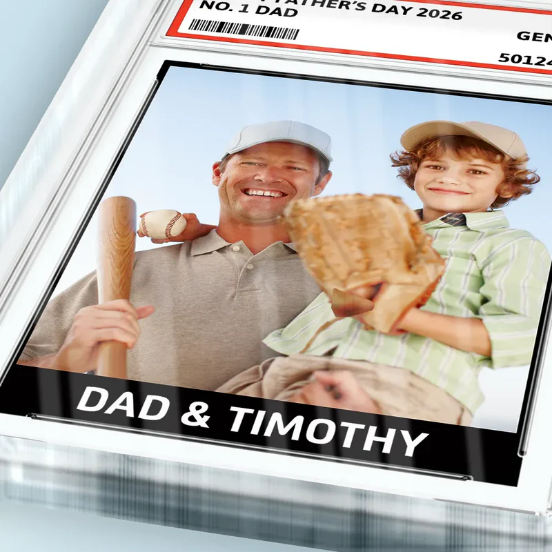 Custom Photo Baseball Gift Family Dream Team - Personalized Custom Shaped Acrylic Plaque
