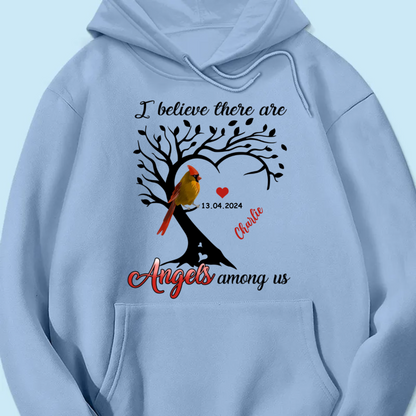 Cardinal Heart Personalized Shirt Memorial Sympathy Shirt