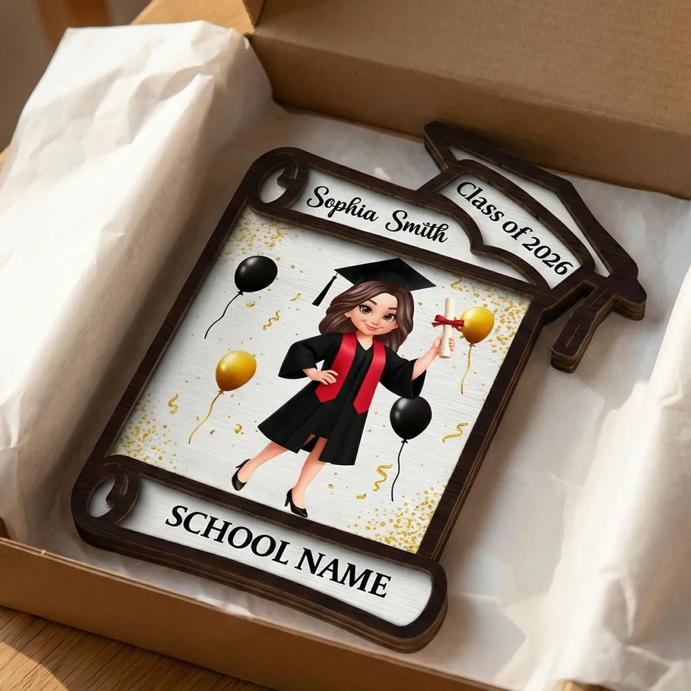 Định Nghĩa Gia Đình- Bà Ngoại - Tấm Gỗ 2 Lớp Cá Tính 