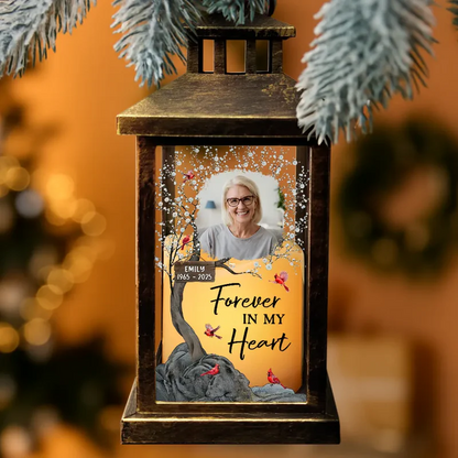 Custom Photo When You Miss Me Have No Fear Memorial - Personalized LED Candle Lantern