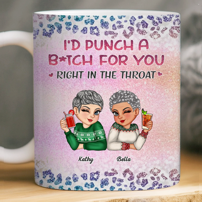 Custom Mug - Personalized Best Friend Birthday Gifts For Women, Besties, Sisters, BFF - Besties No Matter What