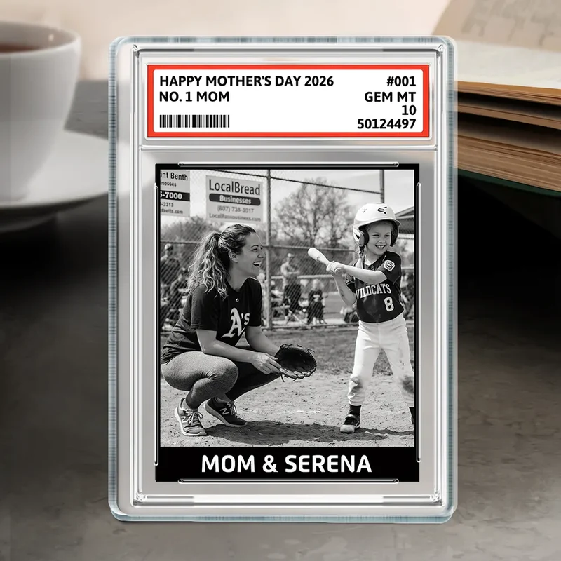 Custom Photo Baseball Gift Family Dream Team - Personalized Custom Shaped Acrylic Plaque