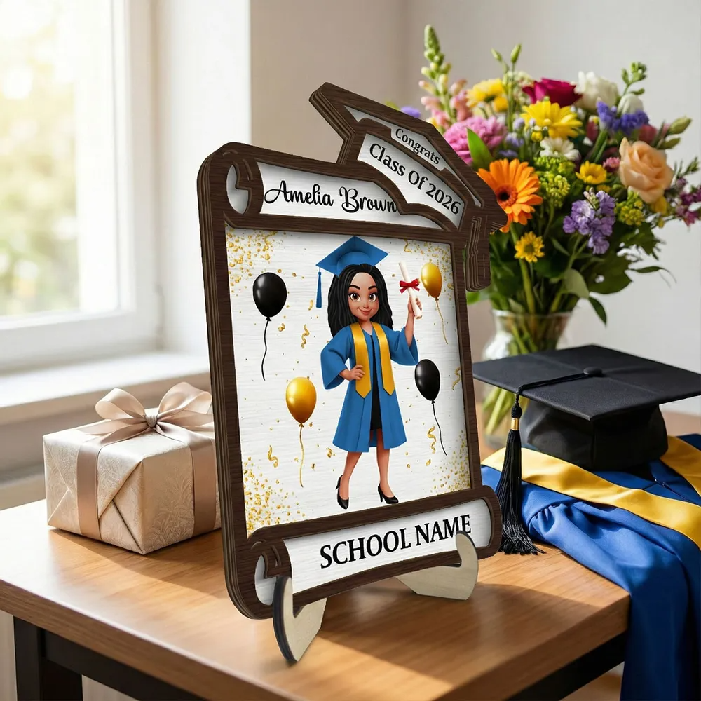 Định Nghĩa Gia Đình- Bà Ngoại - Tấm Gỗ 2 Lớp Cá Tính 