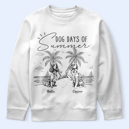 Dog Days Of Summer - Personalized T Shirt