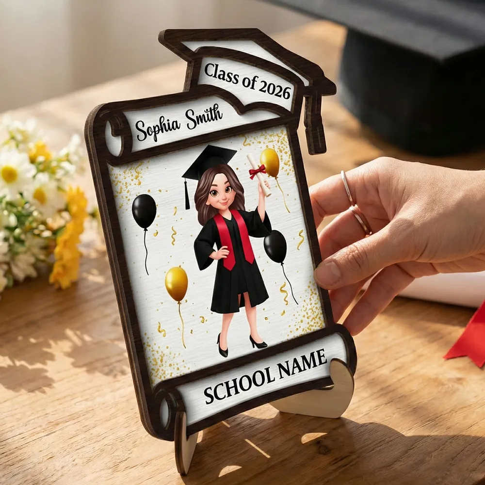 Định Nghĩa Gia Đình- Bà Ngoại - Tấm Gỗ 2 Lớp Cá Tính 