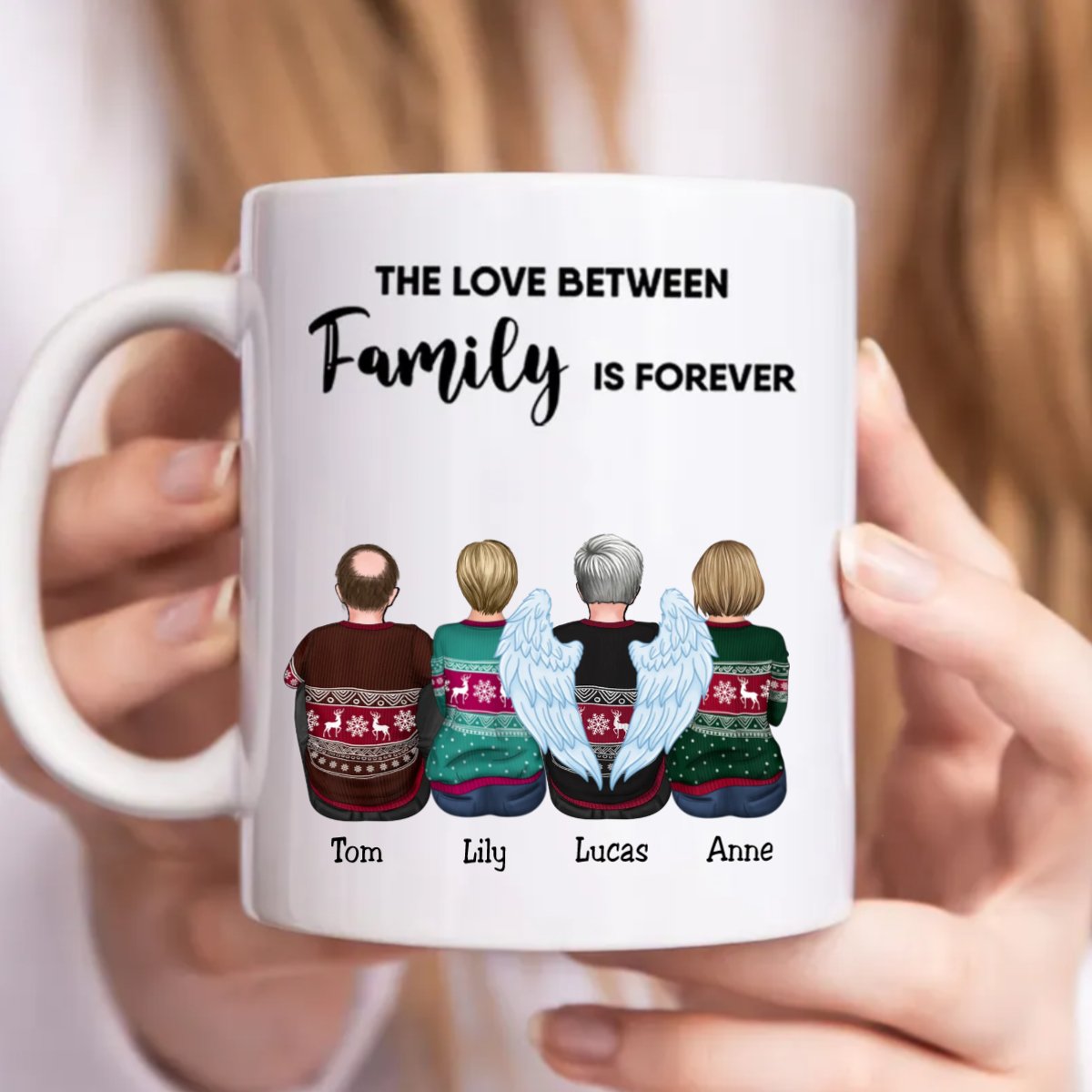 The Love Between Family Is Forever - Personalized Mug (LL) - The Next Custom Gift