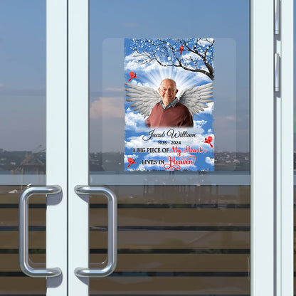 Big Piece Of My Heart Memorial Personalized Car Decal