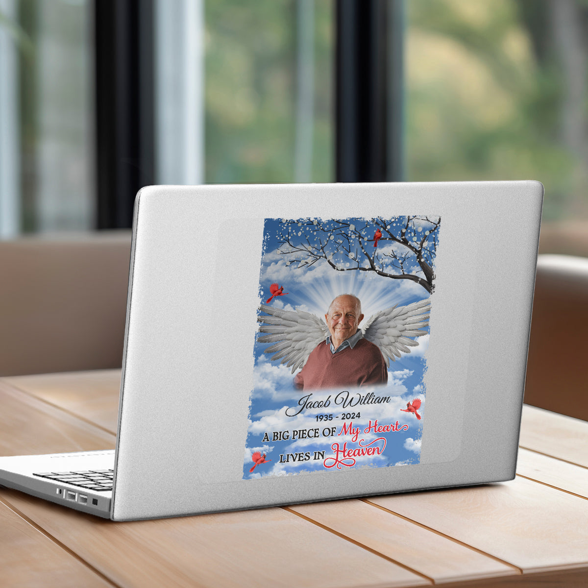 Big Piece Of My Heart Memorial Personalized Car Decal