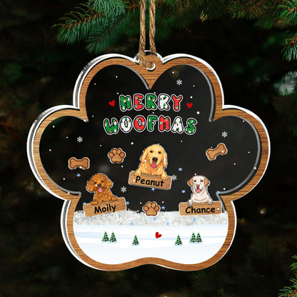 Woofmas Winter - Personalized Custom Acrylic Ornament