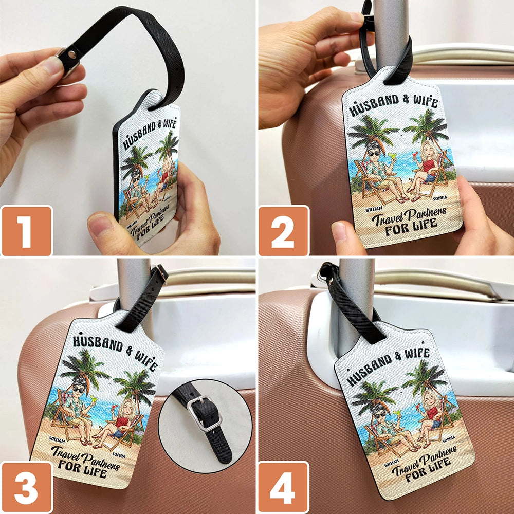 Travel Partners For Life - Personalized Luggage Tag