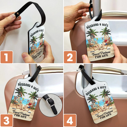 Travel Partners For Life - Personalized Luggage Tag