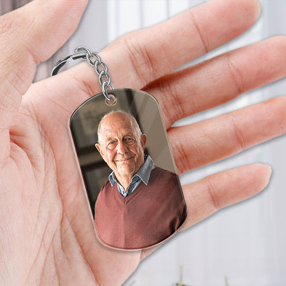 Family Memorial Photo Carry You With Me Personalized Acrylic Keychain