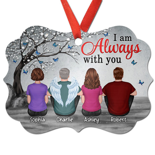 Always With You Blossom Tree Memorial Family Remembrance Gift Personalized Christmas Ornament