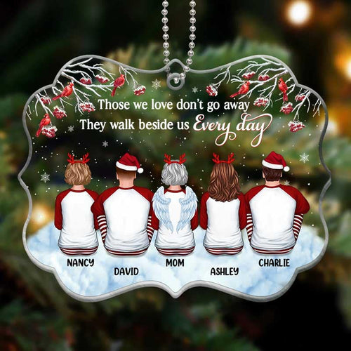 Those We Love Memorial Family Personalized Christmas Acrylic Ornament