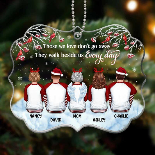 Those We Love Memorial Family Personalized Christmas Acrylic Ornament