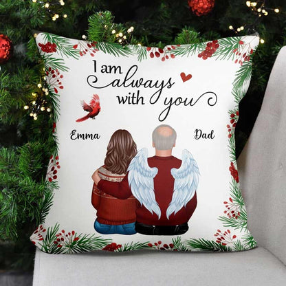 Holly Branch Memorial Personalized Pillow (Insert Included)