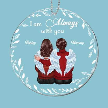 Christmas White Wreath Memorial Personalized Acrylic Ornament