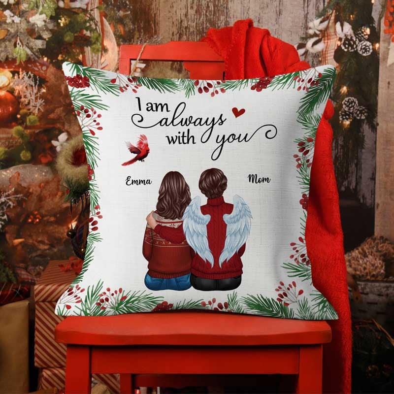 Holly Branch Memorial Personalized Pillow (Insert Included)