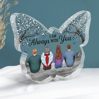 Butterflies Blossom Tree Always With You Memorial Remembrance Gift Personalized Butterfly Acrylic Plaque