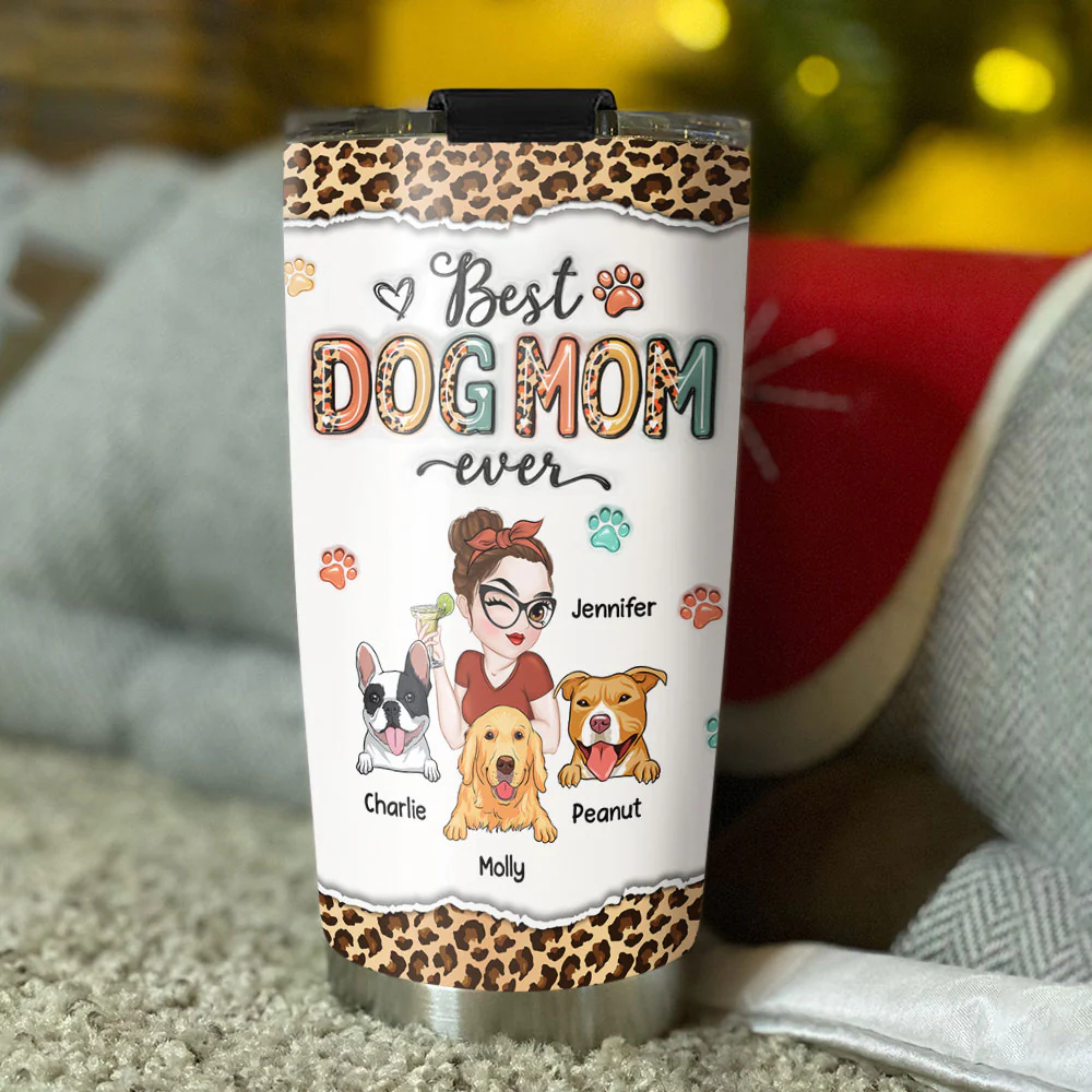 Best Mom Ever And Ever - Personalized Custom 3D Inflated Effect Tumbler