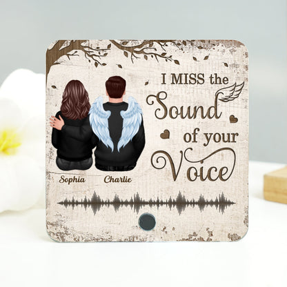 Always With You Couple Back View Under Tree Voice Message Keepsake Sympathy Gift Personalized Music Fridge Magnet