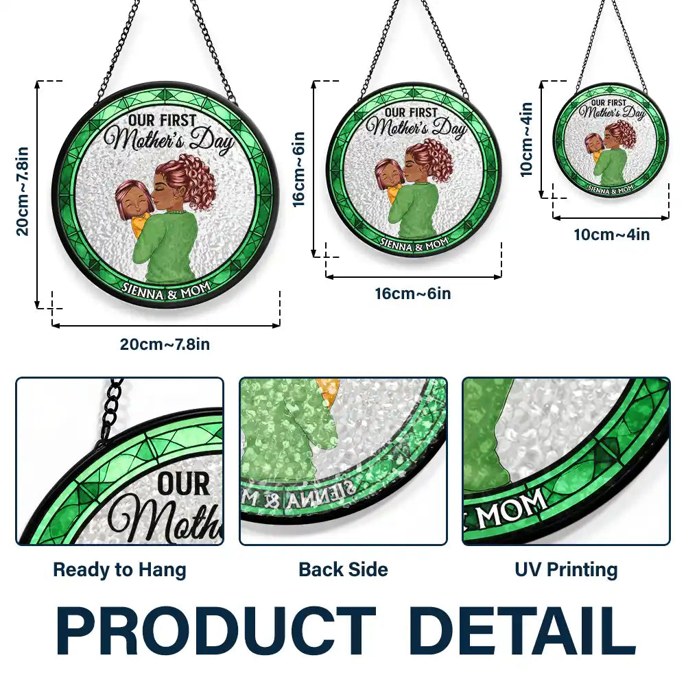 You Are My Everything Newborns New Mom - Personalize Acrylic Window Hanging Suncatcher