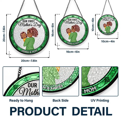 You Are My Everything Newborns New Mom - Personalize Acrylic Window Hanging Suncatcher